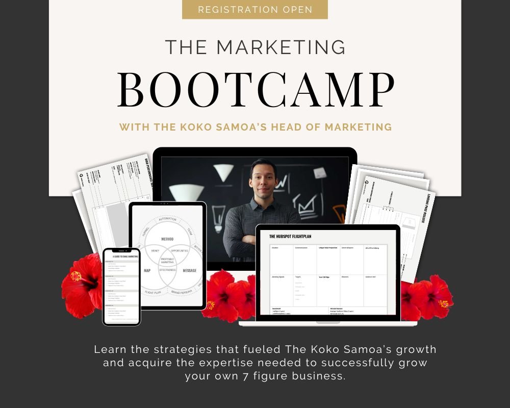 Course: The Pasifika Marketing Mastery Bootcamp - The Koko Samoa