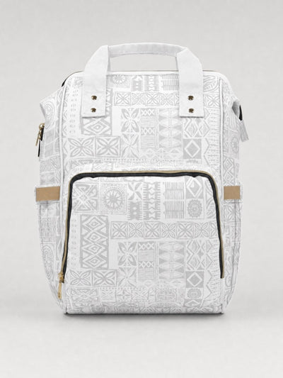 Diaper Backpack - White Sunday