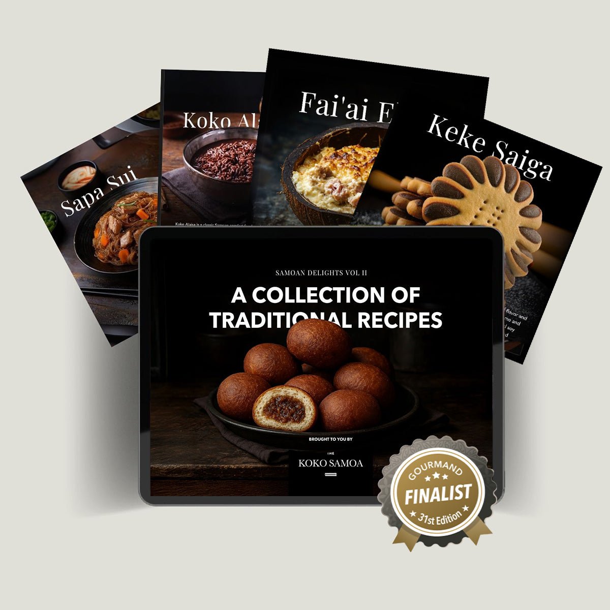 E - Book - Samoan Delights: Samoan Recipes Cookbook Combined Edition - AU/NZ/USA - The Koko Samoa