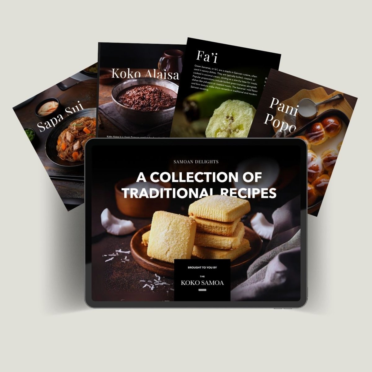 E - Book - Samoan Delights: Samoan Recipes Cookbook - Vol 1 - The Koko Samoa