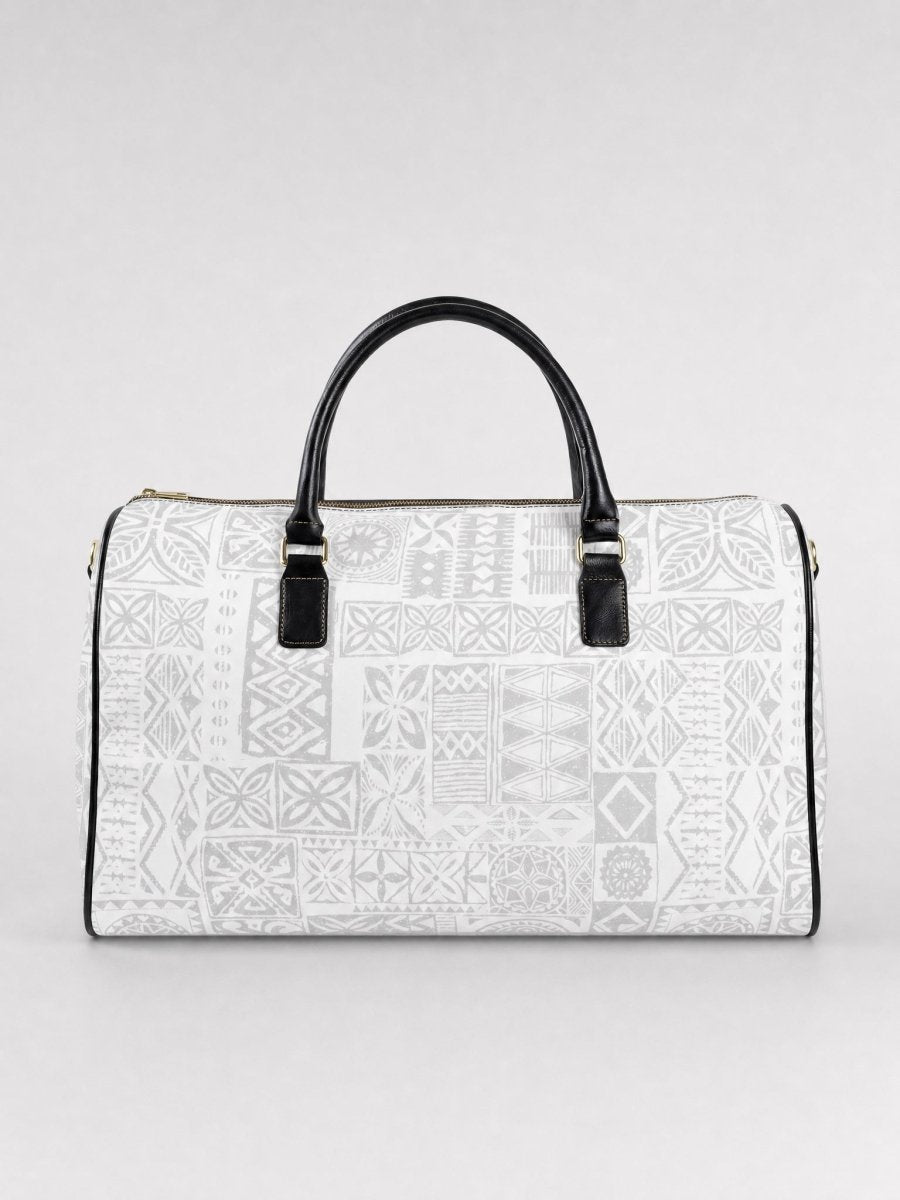 Faux Leather Travel Bag - White Sunday - The Koko Samoa