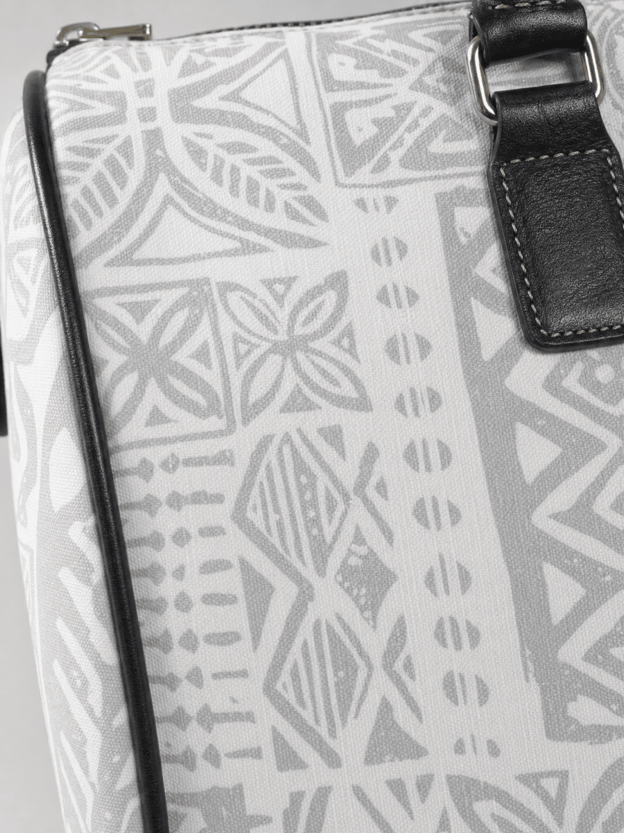 Faux Leather Travel Bag - White Sunday - The Koko Samoa