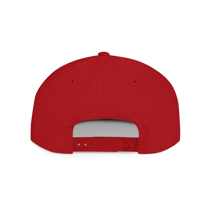 Flat Bill Snapback Hat - 684 Samoa - White & Gold Embroidery - AU/NZ/USA - The Koko Samoa