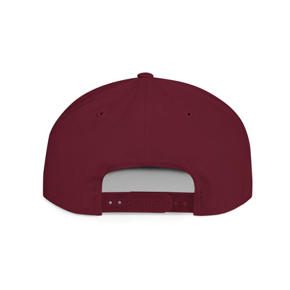 Flat Bill Snapback Hat - 684 Samoa - White & Gold Embroidery - AU/NZ/USA - The Koko Samoa