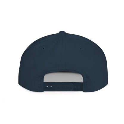 Flat Bill Snapback Hat - 684 Samoa - White & Gold Embroidery - AU/NZ/USA - The Koko Samoa