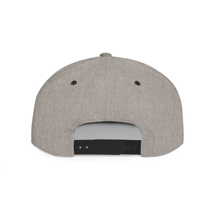 Flat Bill Snapback Hat - 684 Samoa - White & Gold Embroidery - AU/NZ/USA - The Koko Samoa