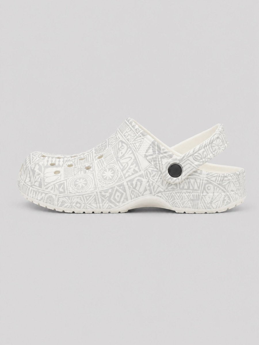 Foam Clogs - White Sunday - The Koko Samoa
