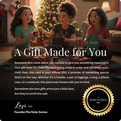 FREE IOU Kit - The Koko Samoa