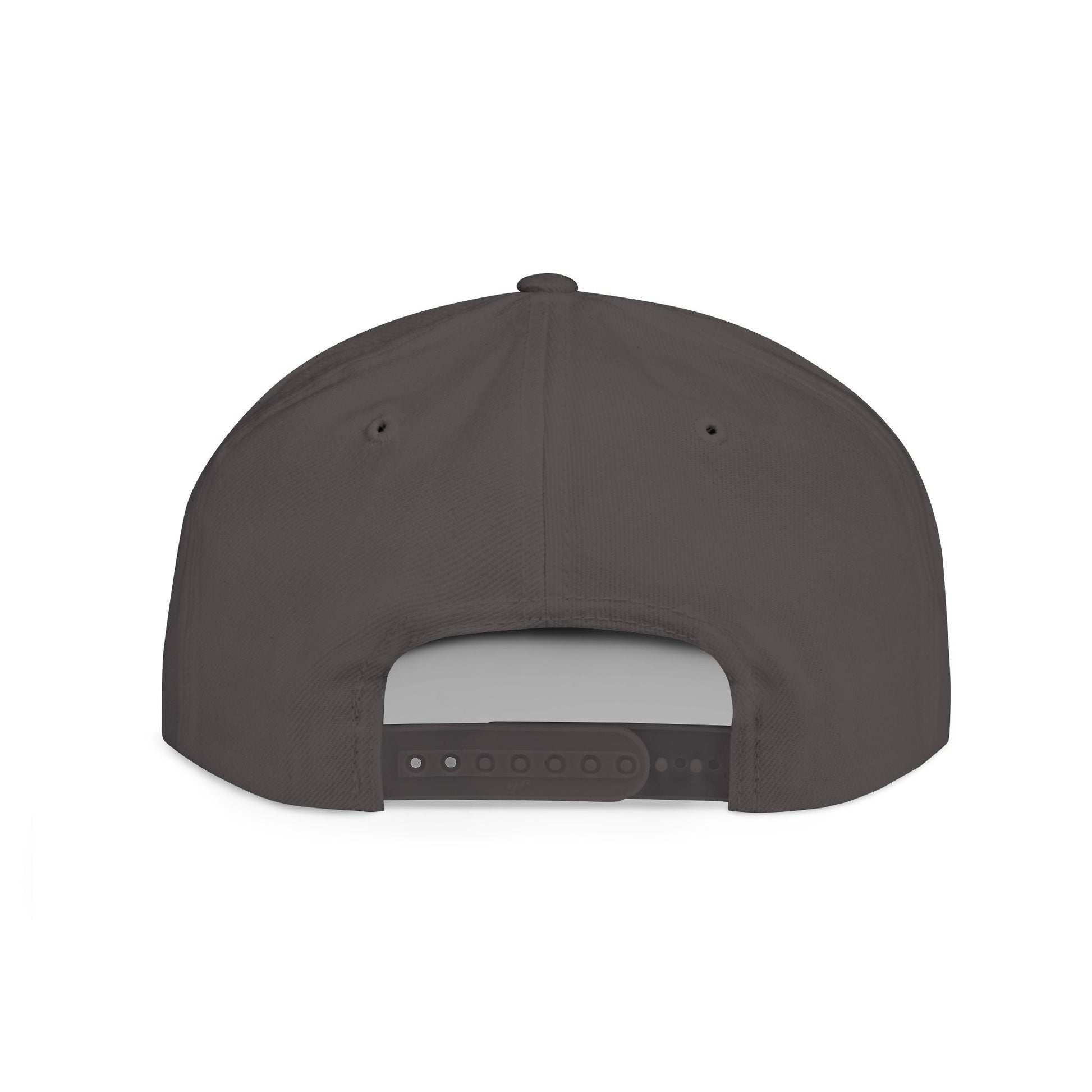 Fulfill Engine flat bill snapback hat with red USA USO embroidery, black cap, one size, casual style for AU, NZ, and USA.