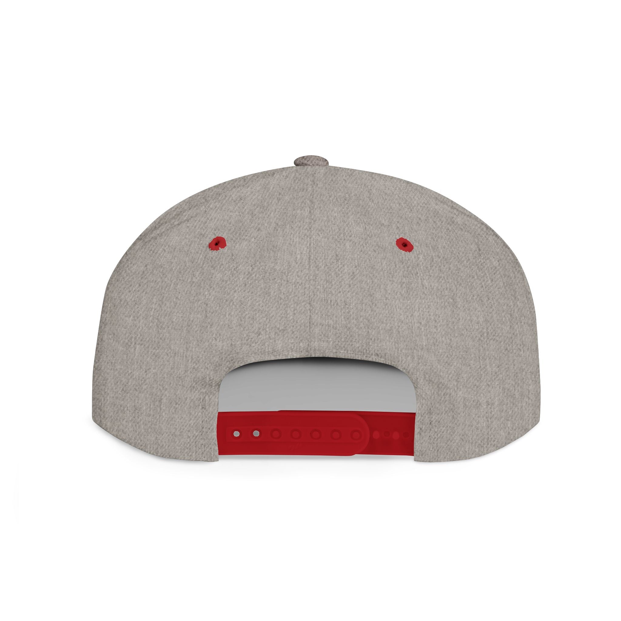 Black flat bill snapback hat by Fulfill Engine with white USA USO embroidery, featuring a structured design and adjustable strap.