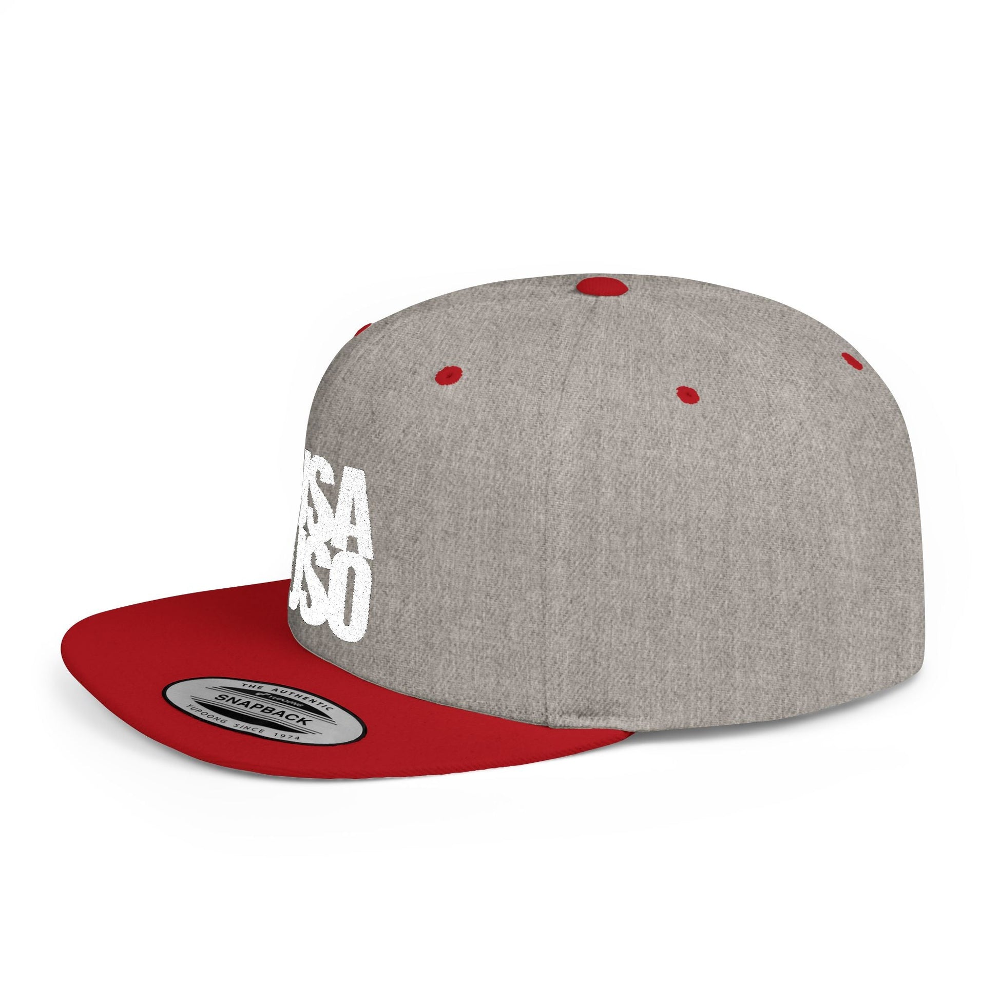 Fulfill Engine white embroidery flat bill snapback hat with USA USO design, one size fits most, black cap for casual wear.