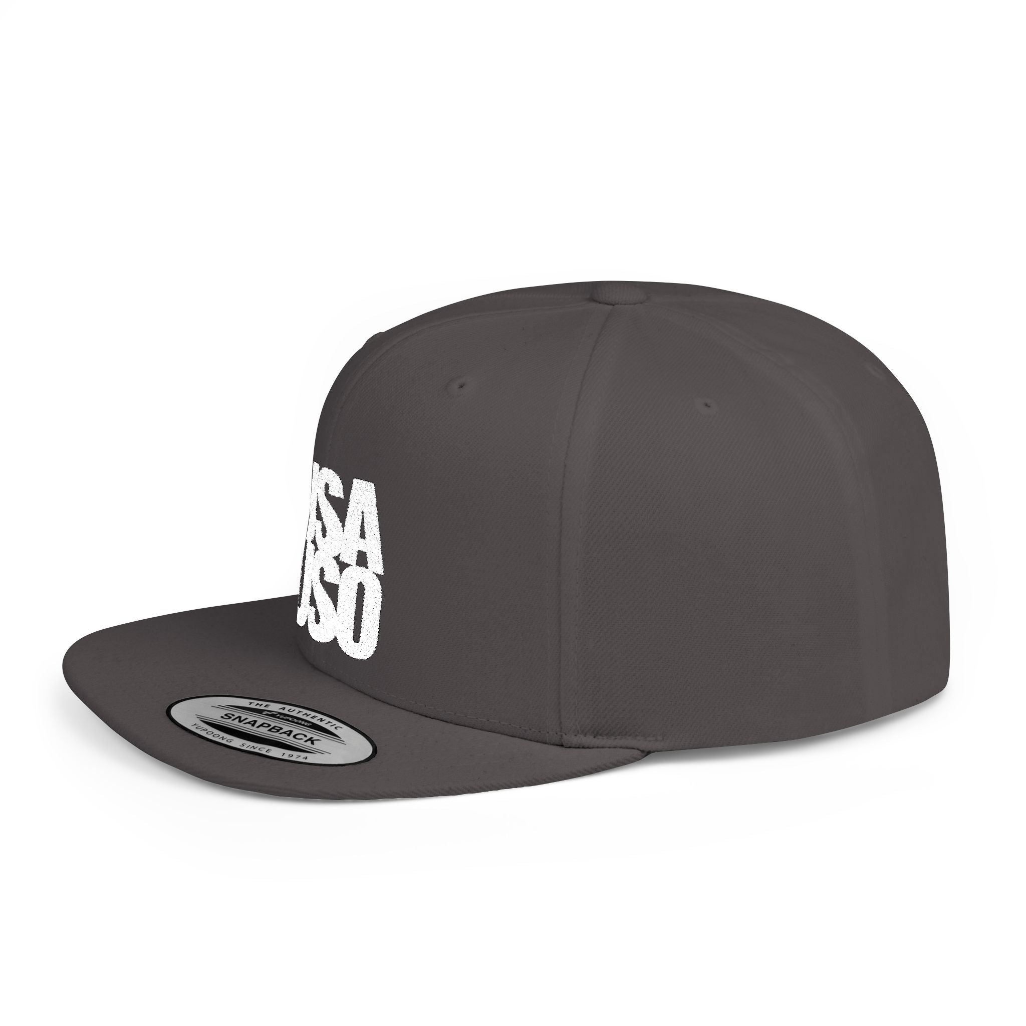 Fulfill Engine flat bill snapback hat with white embroidery, USA USO design, one size, black cap, suitable for AU, NZ, and USA.
