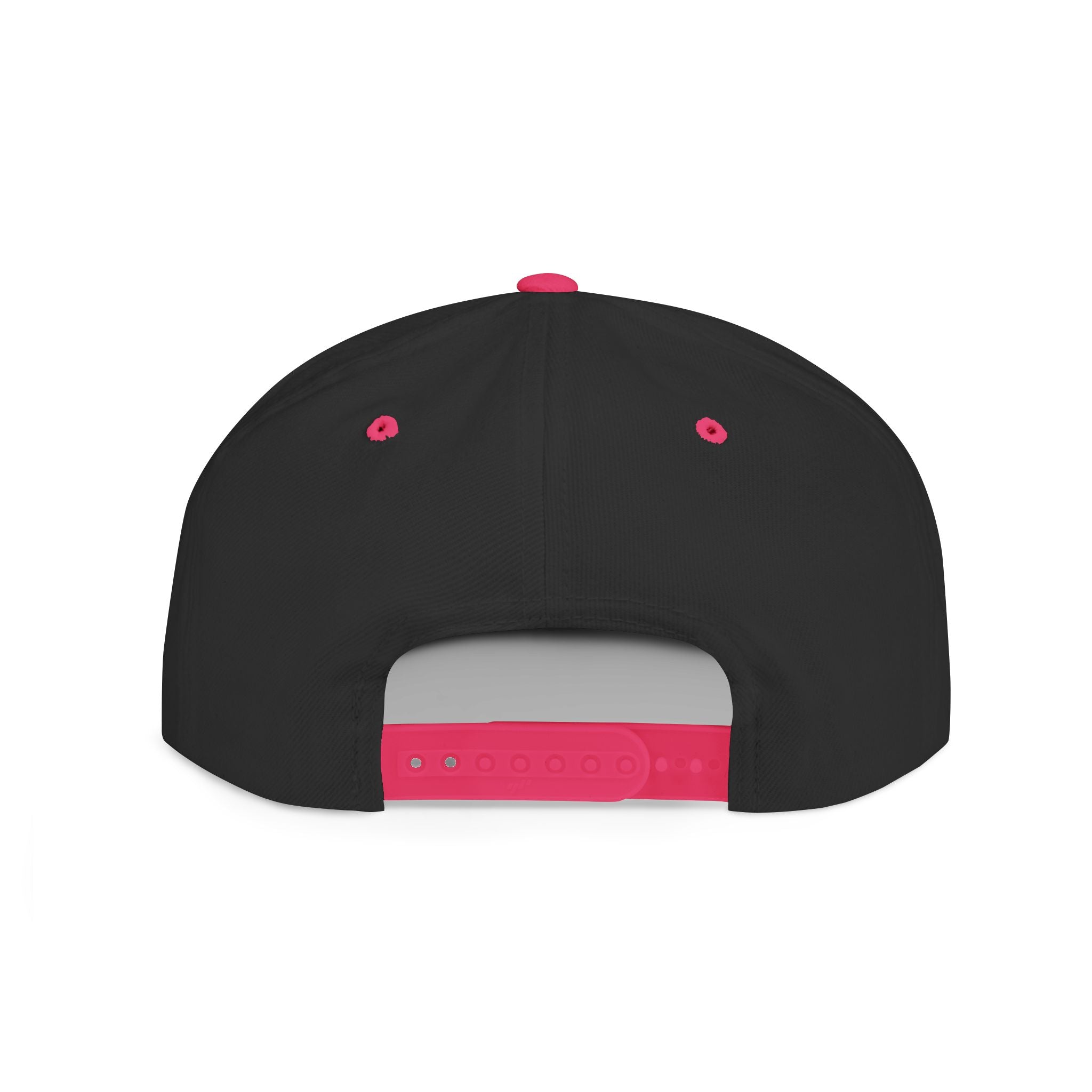 Fulfill Engine white embroidery flat bill snapback hat featuring USA USO design, black adjustable cap, one size fits most.