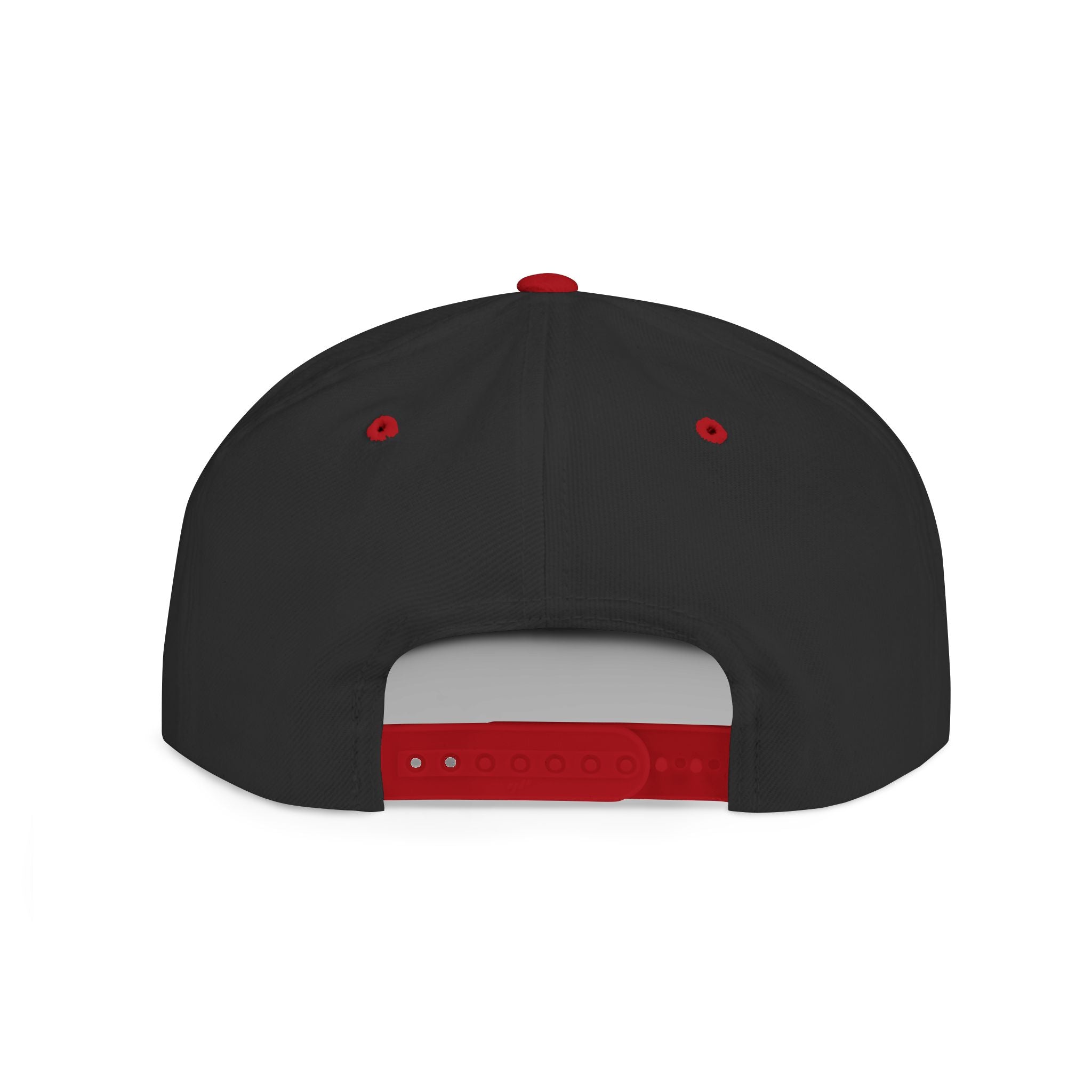 Fulfill Engine flat bill snapback hat with USA USO white embroidery, black cap, one size fits most, stylish men's hat