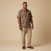 KoaTech™ - Hawaiian Button - Down Shirt - Elei - AU/NZ/USA - The Koko Samoa