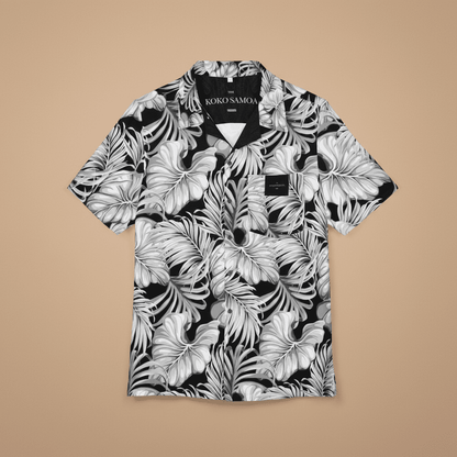 KoaTech™ - Hawaiian Button - Down Shirt - Falealili Shades - AU/NZ/USA - The Koko Samoa