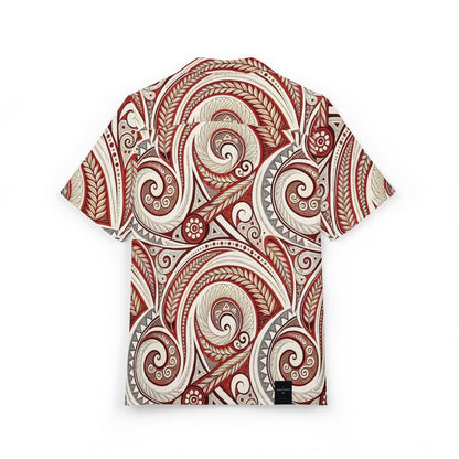 KoaTech™ - Hawaiian Button - Down Shirt - Firecrest - AU/NZ/USA - The Koko Samoa