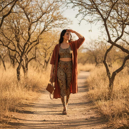 IslandFlex Mid - Rise Leggings - Earthline - AU/NZ/USA - The Koko Samoa