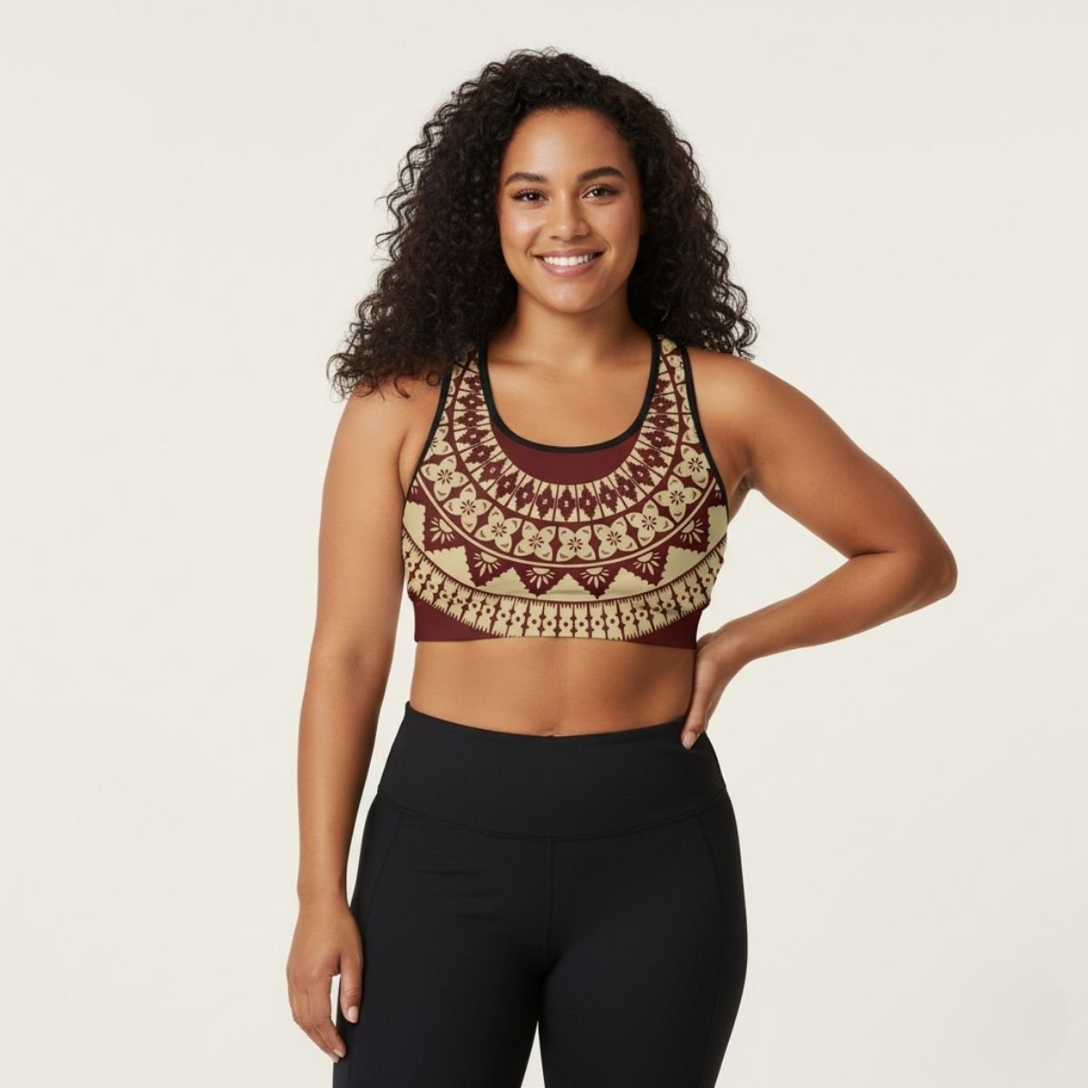 Seamless Sports Bra - Fiji Red - AU/NZ/USA