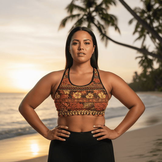 Seamless Sports Bra - Poutasi - AU/NZ/USA - The Koko Samoa