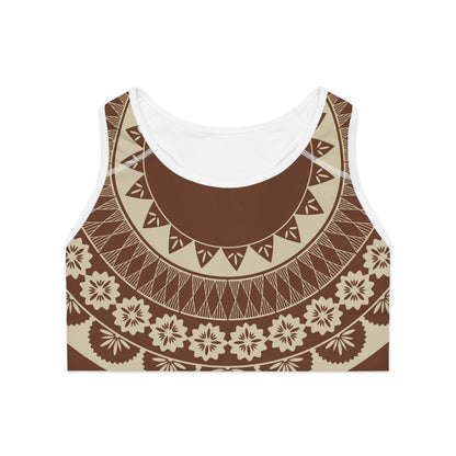 PasifikaOne Seamless Sports Bra - Fiji Brown - AU/NZ/USA - The Koko Samoa