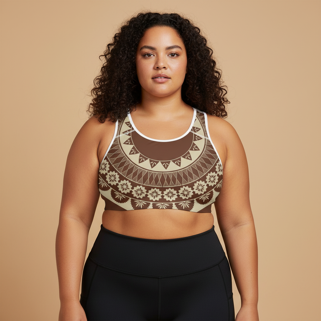 Seamless Sports Bra - Fiji Brown - AU/NZ/USA
