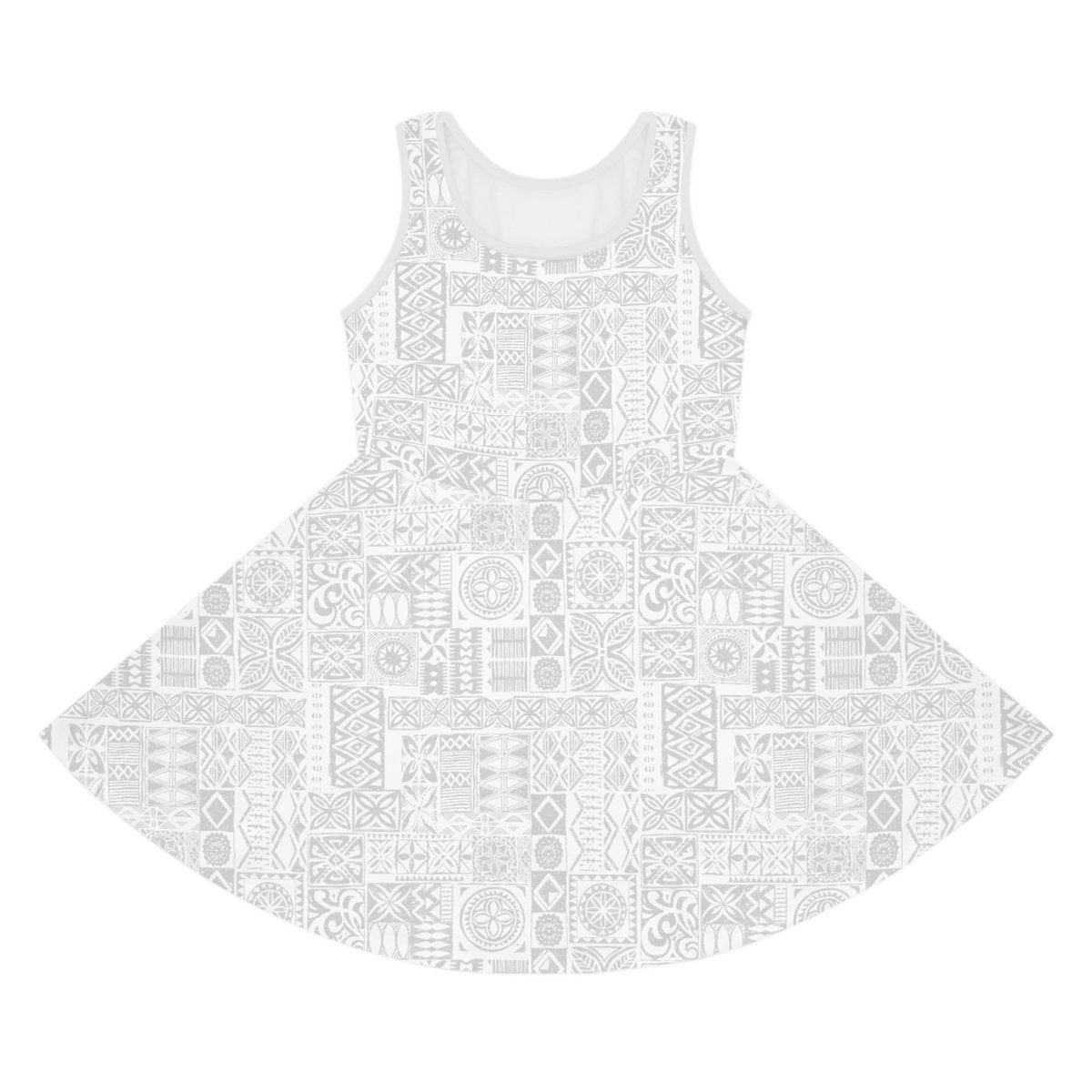 Girls' Sundress - White Sunday - The Koko Samoa