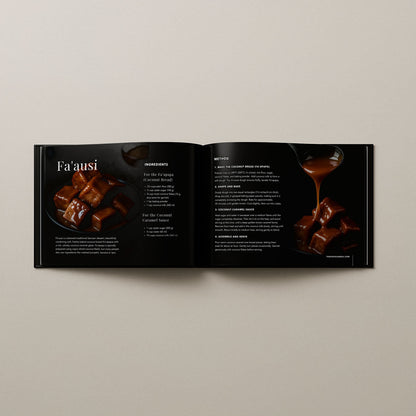 Hardcover A4 - Samoan Delights: 24 Samoan Recipes Cookbook Expanded Edition - Vol1 + Vol2 Combined - AU/NZ/USA - The Koko Samoa