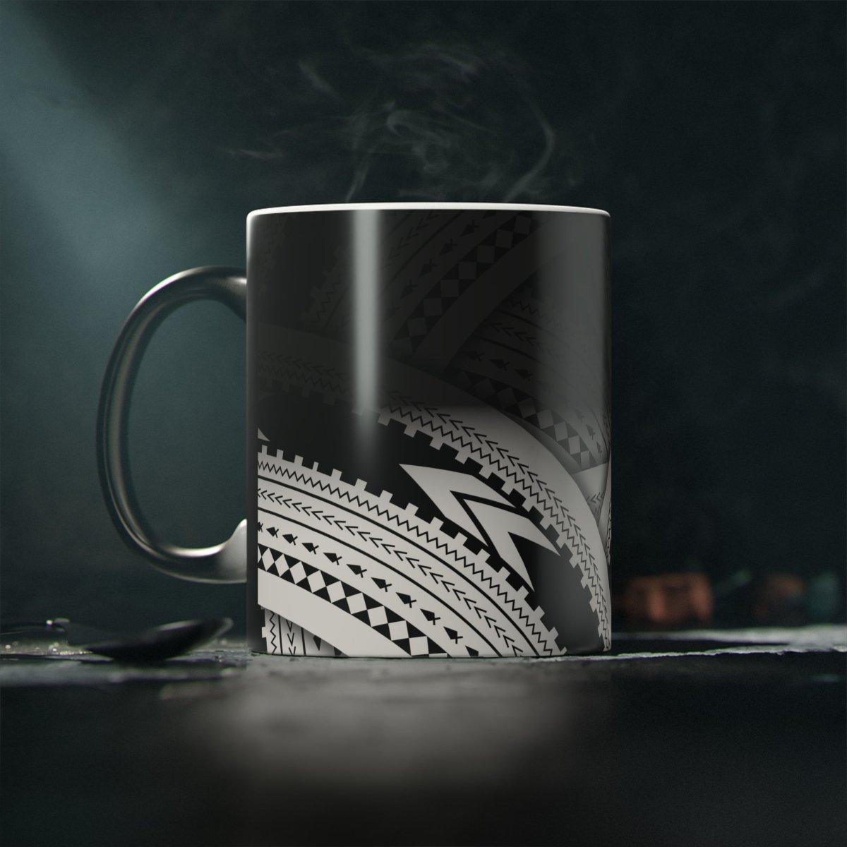 Heat Reactive 11oz Mug - Pe'a - USA - The Koko Samoa