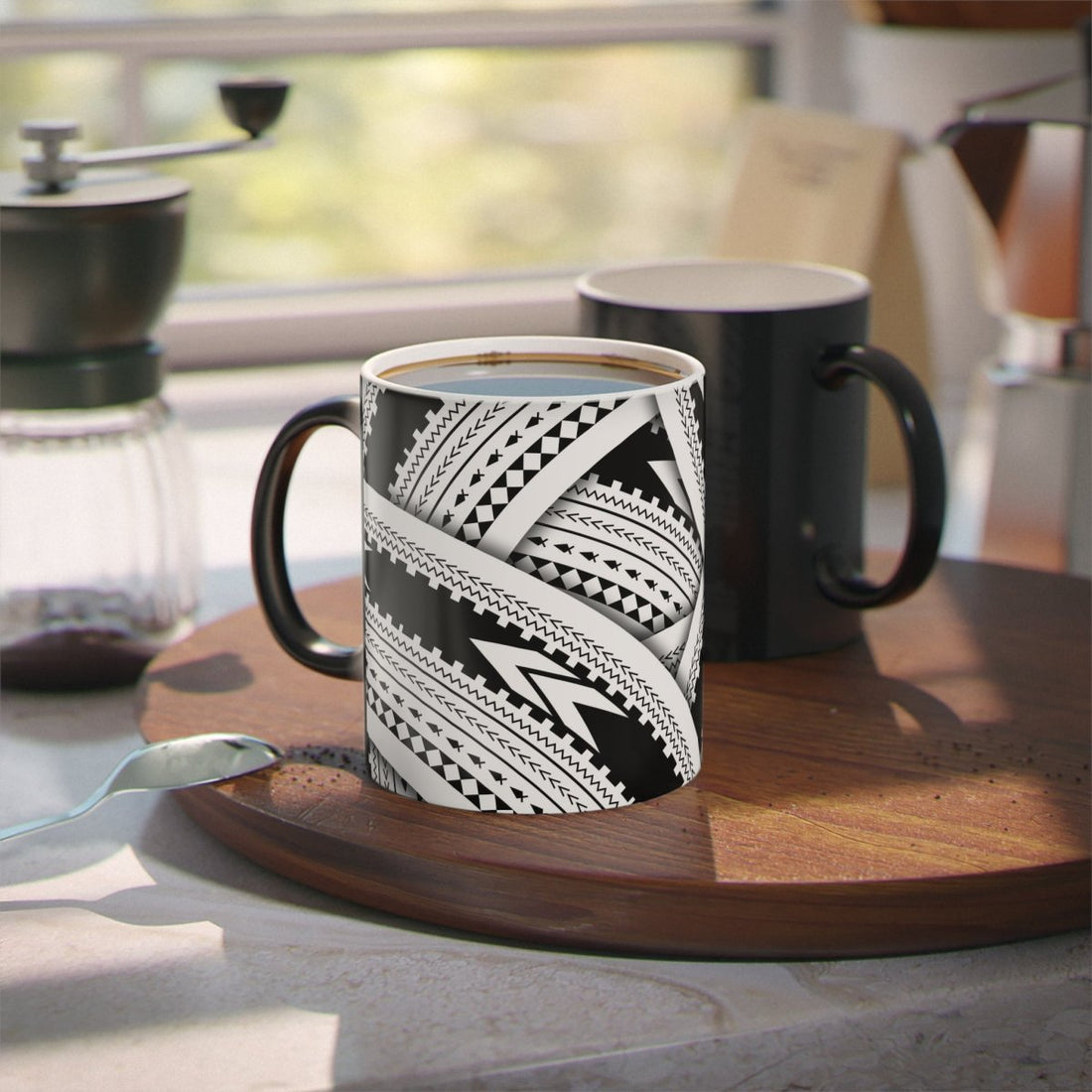 Heat Reactive 11oz Mug - Pe'a - USA - The Koko Samoa