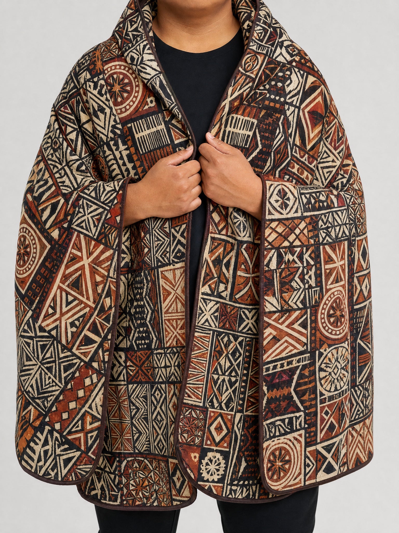 Hooded Blanket - Elei on a light grey studio background