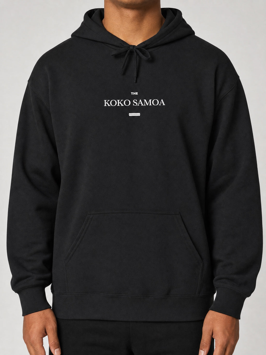 Island Hoodie™ – Straight Outta on a light grey studio background