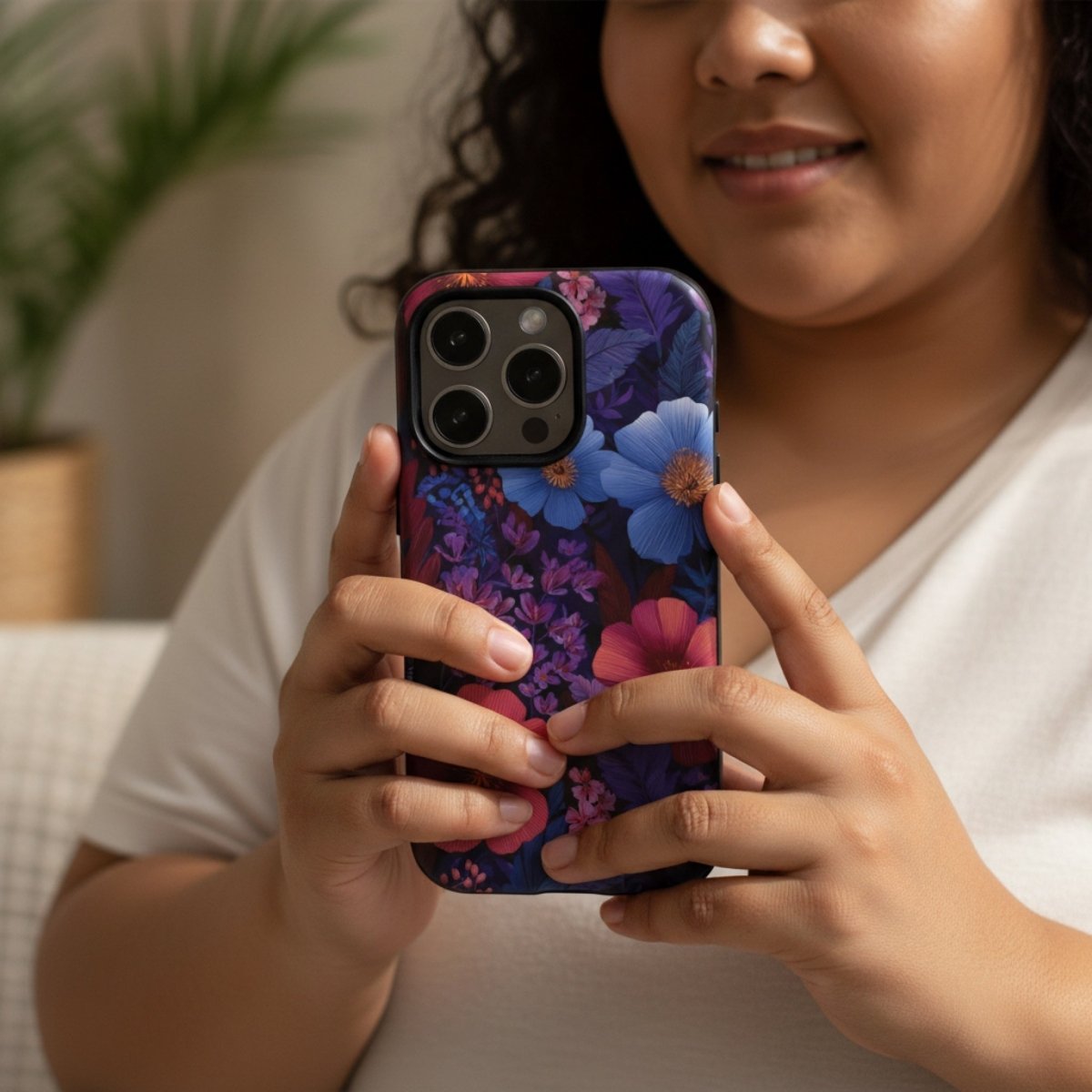 iPhone Tough Phone Case - Lavender Tropics - AU/NZ/USA - The Koko Samoa