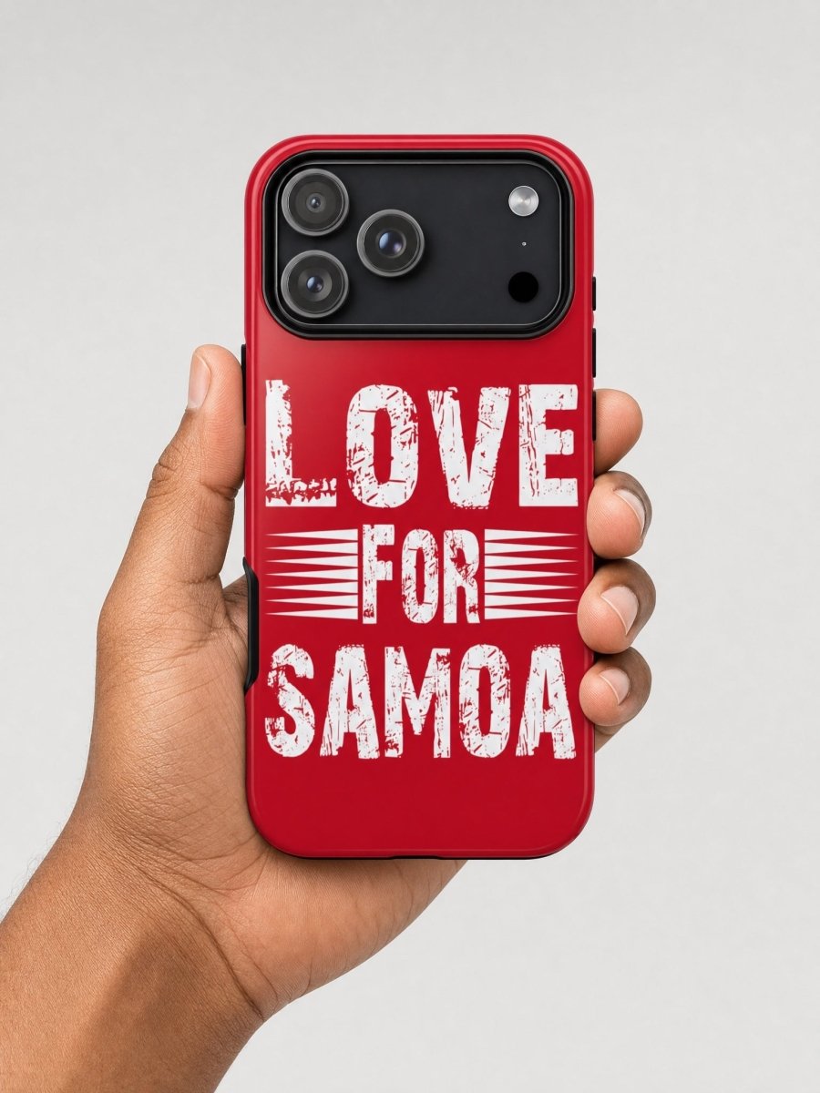 iPhone Tough Phone Case - Love for Samoa - AU/NZ/USA - The Koko Samoa