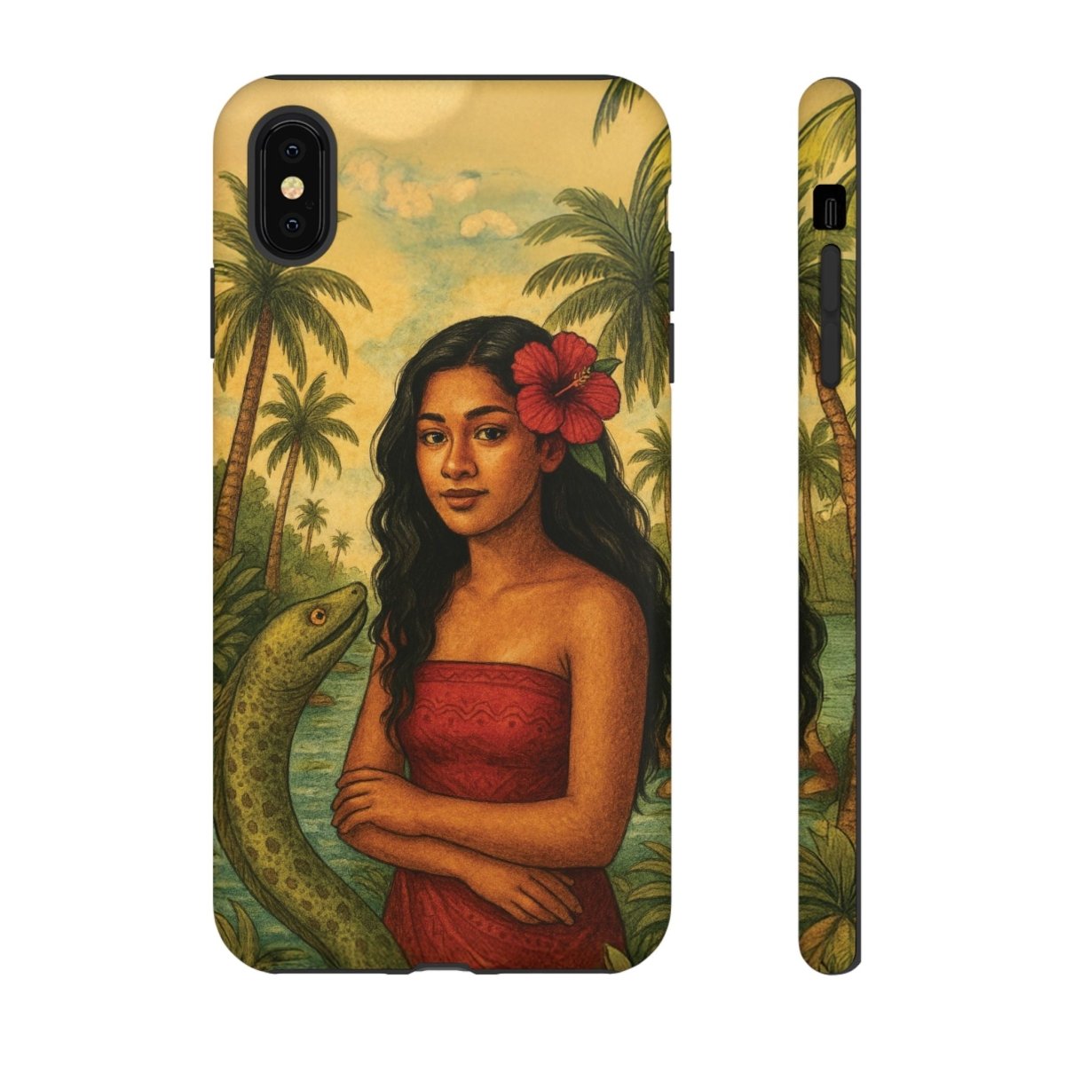 iPhone Tough Phone Case - Sina & The Eel - AU/NZ/USA - The Koko Samoa