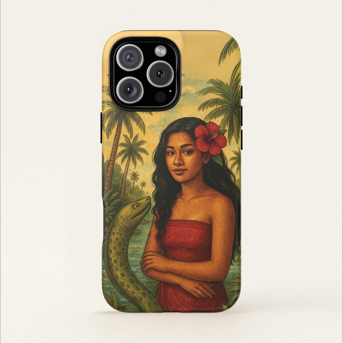 iPhone Tough Phone Case - Sina & The Eel - AU/NZ/USA - The Koko Samoa