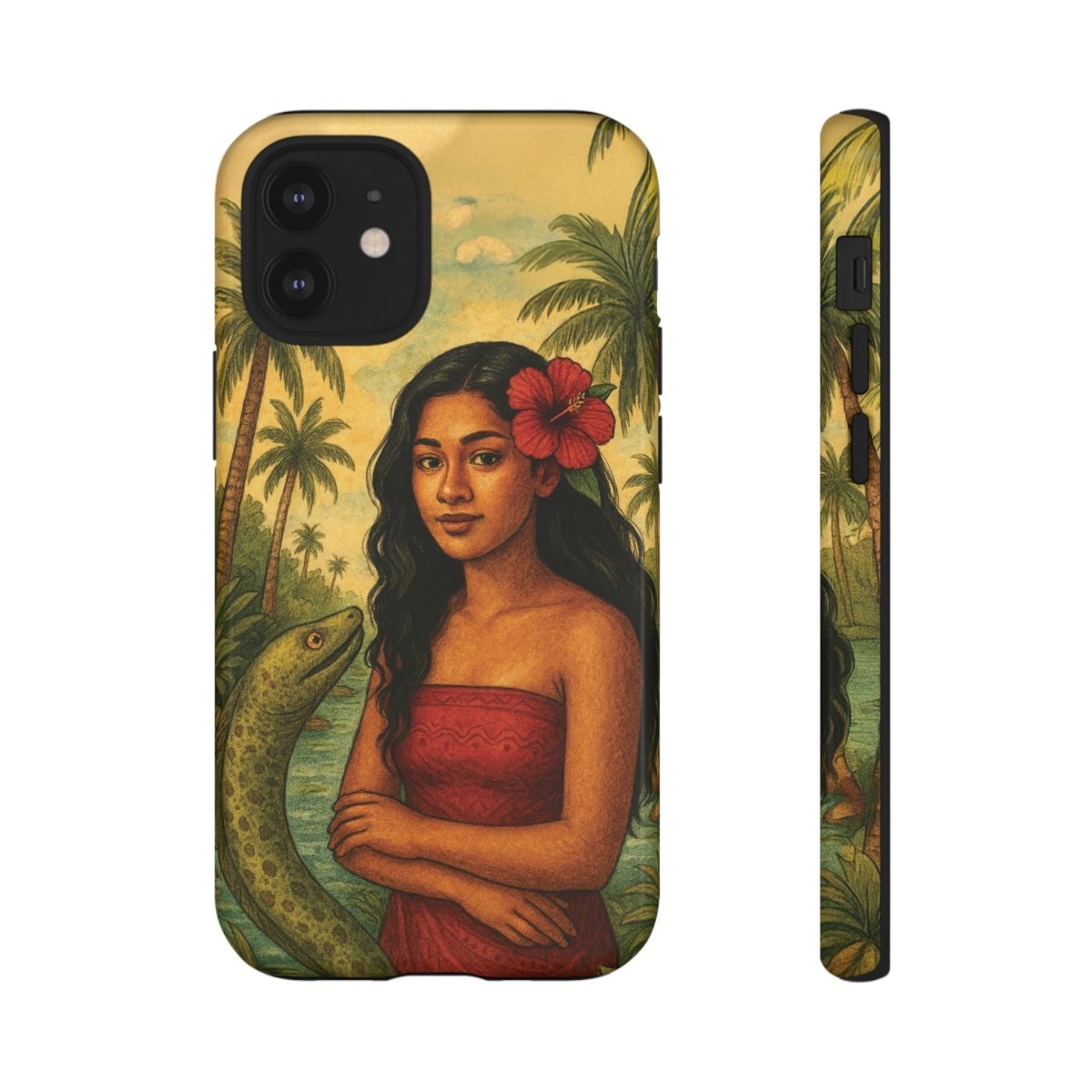 iPhone Tough Phone Case - Sina & The Eel - AU/NZ/USA - The Koko Samoa