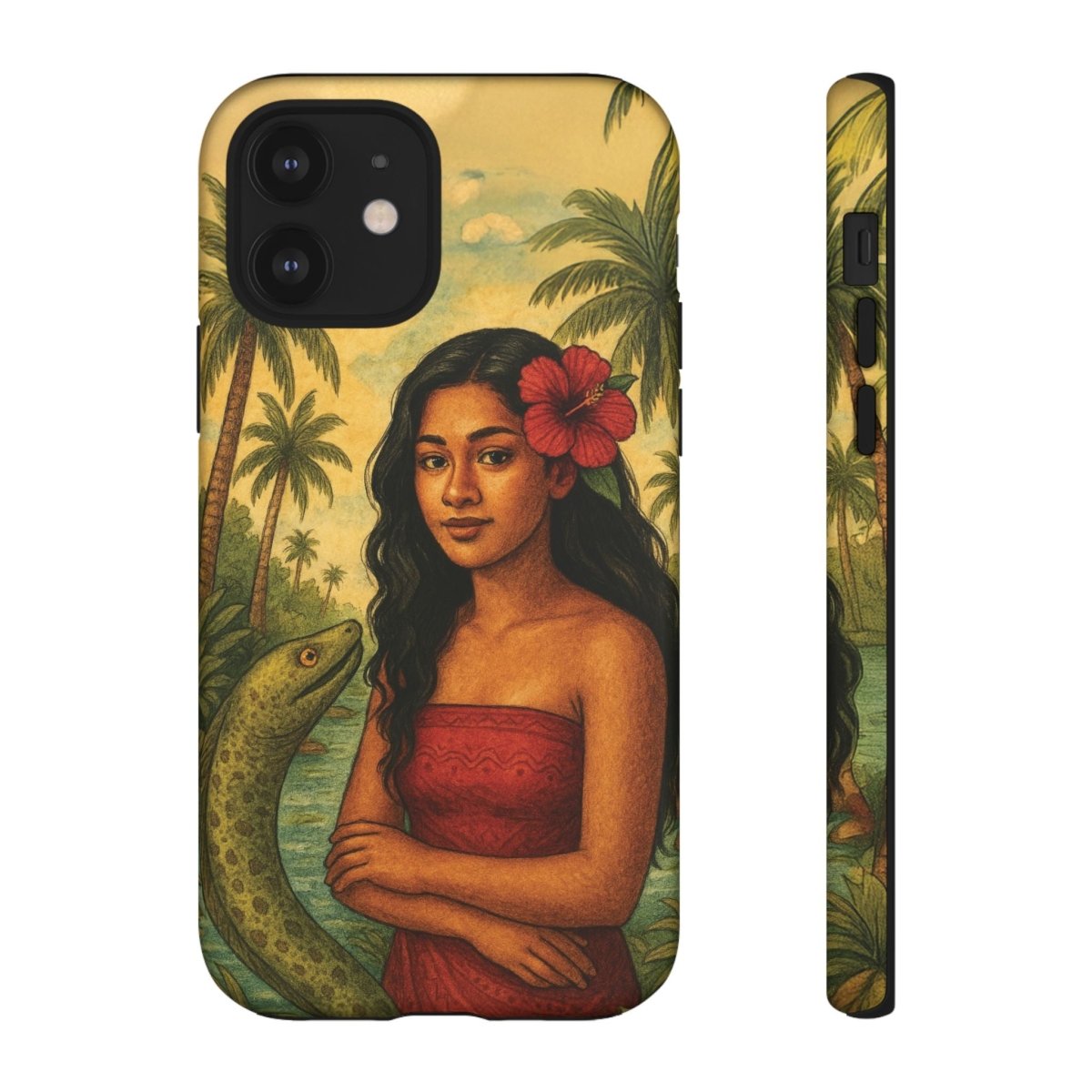 iPhone Tough Phone Case - Sina & The Eel - AU/NZ/USA - The Koko Samoa