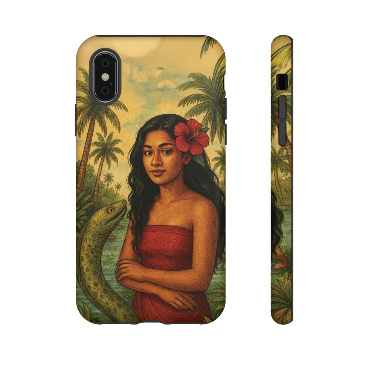 iPhone Tough Phone Case - Sina & The Eel - AU/NZ/USA - The Koko Samoa