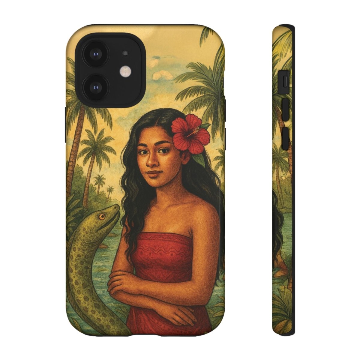 iPhone Tough Phone Case - Sina & The Eel - AU/NZ/USA - The Koko Samoa