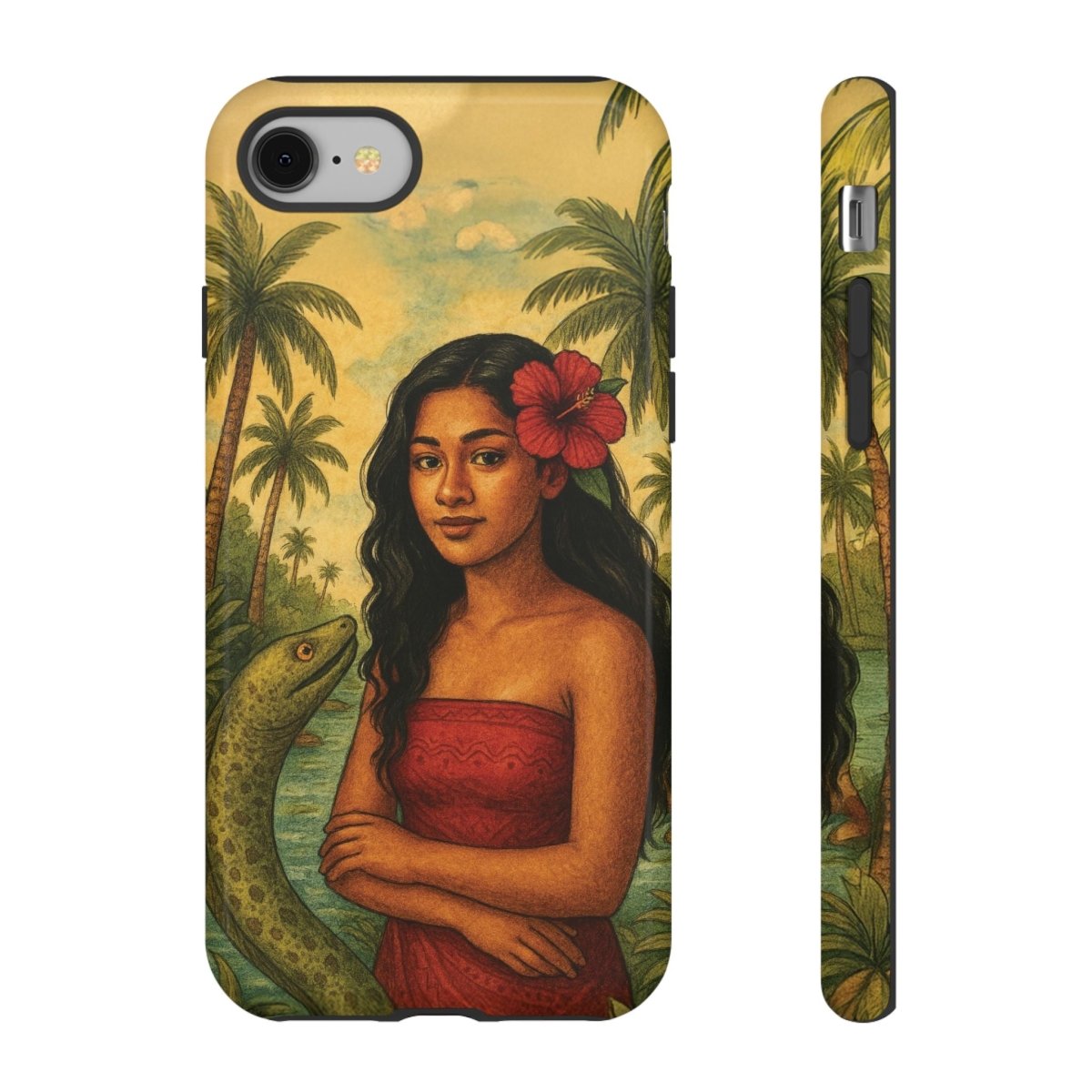 iPhone Tough Phone Case - Sina & The Eel - AU/NZ/USA - The Koko Samoa