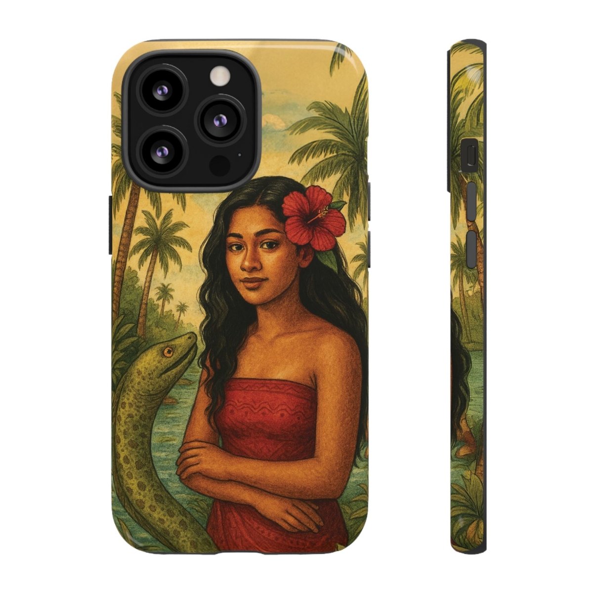 iPhone Tough Phone Case - Sina & The Eel - AU/NZ/USA - The Koko Samoa