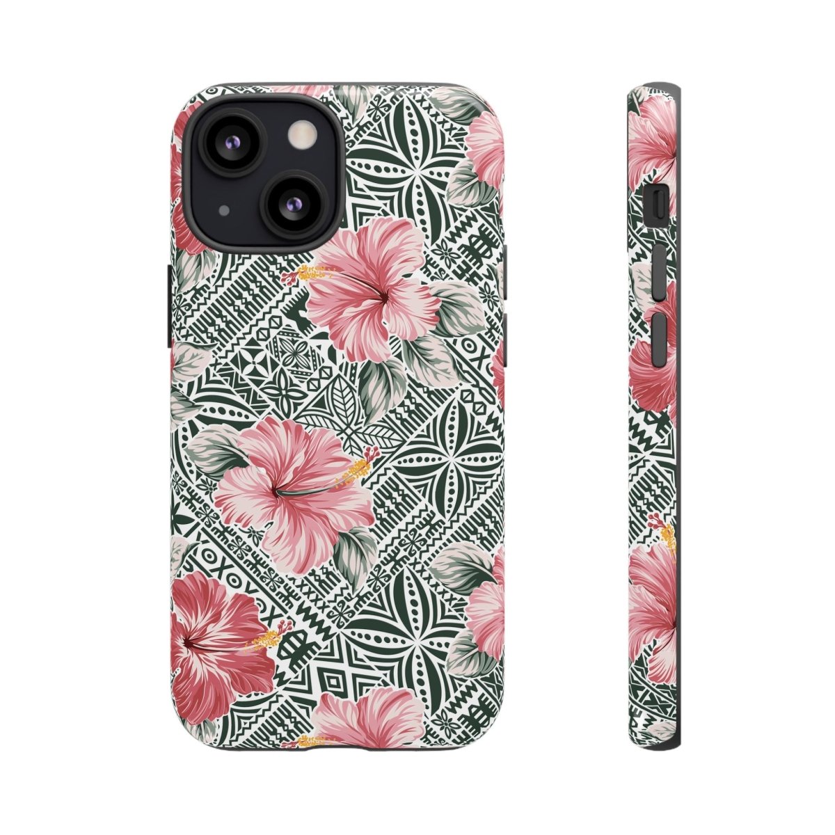 iPhone tough phone case featuring Solosolo Blooms design, durable protection, and vibrant floral artwork.