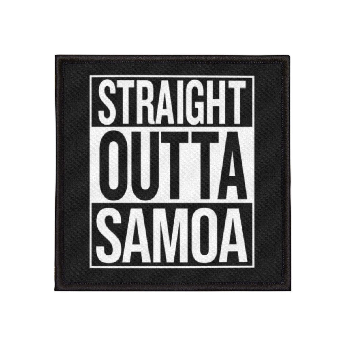 Iron - On Patch - Straight Outta Samoa - AU/NZ/USA - The Koko Samoa