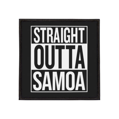 Iron - On Patch - Straight Outta Samoa - AU/NZ/USA - The Koko Samoa