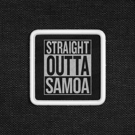 Iron - On Patch - Straight Outta Samoa - AU/NZ/USA - The Koko Samoa