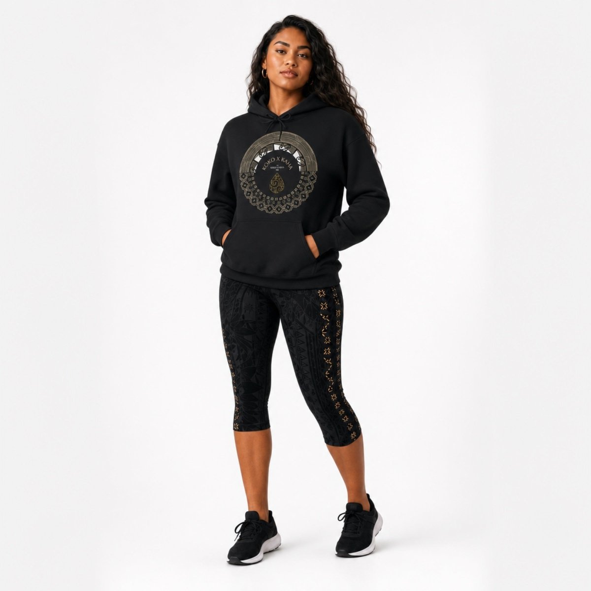 Island Hoodie™ Aotearoa Samoa by The Print Bar, soft hoodie with island-inspired design featuring Aotearoa and Samoa motifs.