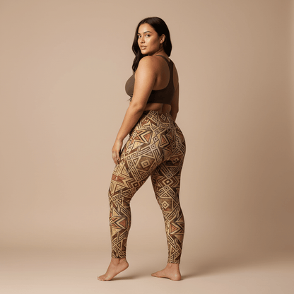 IslandFlex Mid - Rise Leggings - Earthline - AU/NZ/USA - The Koko Samoa