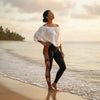 IslandFlex Mid - Rise Leggings - Sataoa Sunrise - AU/NZ/USA - The Koko Samoa