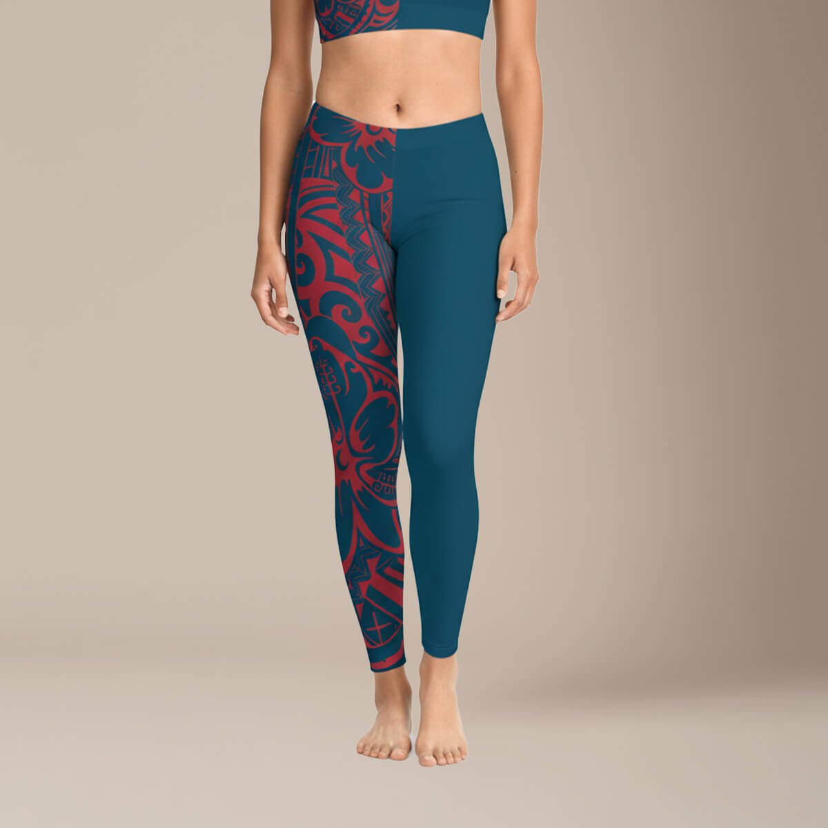 IslandFlex Mid-Rise Leggings - Winterberry Blue - AU/NZ/USA